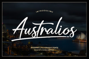 Australios: A Modern Script Font for Digital Branding