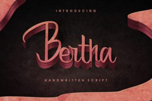 Bertha Font Review: Elegant Script for Luxury Branding