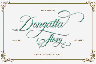 Dongatta Story: The Script Font That Elevates Small Business Brands