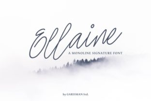 Ellaine: A Signature Script Font for Authentic Branding