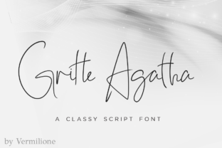 Gritte Agata: The Script Font That Elevates Your Brand