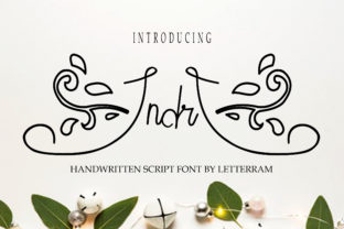 Indri: A Modern Script Font for Handmade Brands