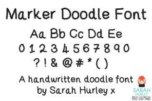 Marker Doodle: A Playful Typeface for Modern Editorial Design