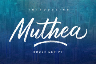 Muthea: The Brushed Font That Elevates Your Brand