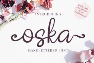 Oska: An Elegant Script Typeface for Editorial Design