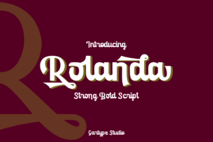 Rolanda: A Bold Script Font for Strong Brand Identity