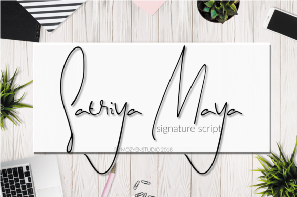 Satriya Maya: A Handwritten Typeface for Editorial Elegance