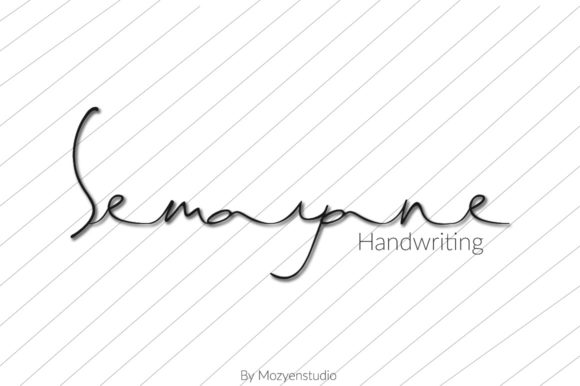 Semayane: The Handwritten Font for Authentic Branding