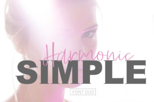 Simple Harmonic Duo: A Modern Typeface for Web Design