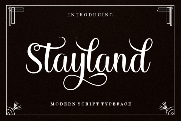 Stayland: A Modern Script Typeface for Editorial Impact
