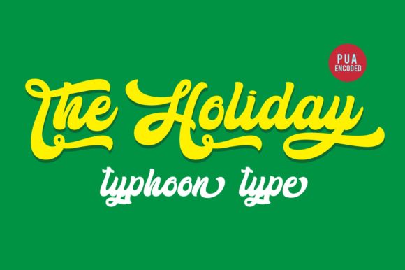 The Holiday: A Bold Script Font for High-Impact Marketing
