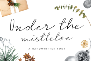 Under the Mistletoe: A Handwritten Font for Modern Web Design